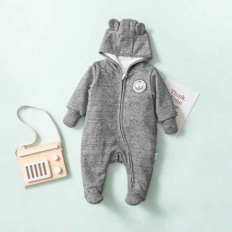 Male and female baby color cotton double-layer cotton romper - MIQ Store