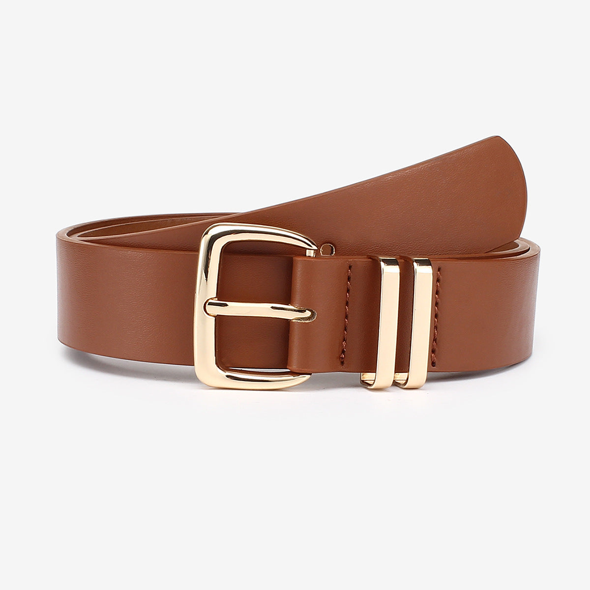Amazon AliExpress European And American Fashionable Golden Buckle Belt Cross-border Supply Wholesale