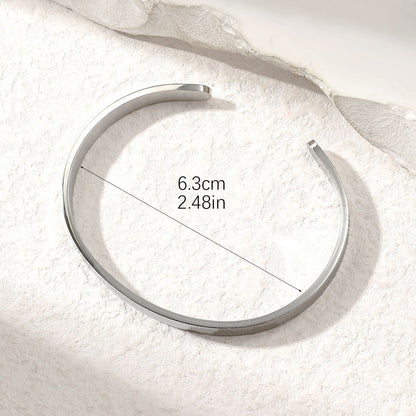 Adjustable Simple Style Bracelet With English Letters