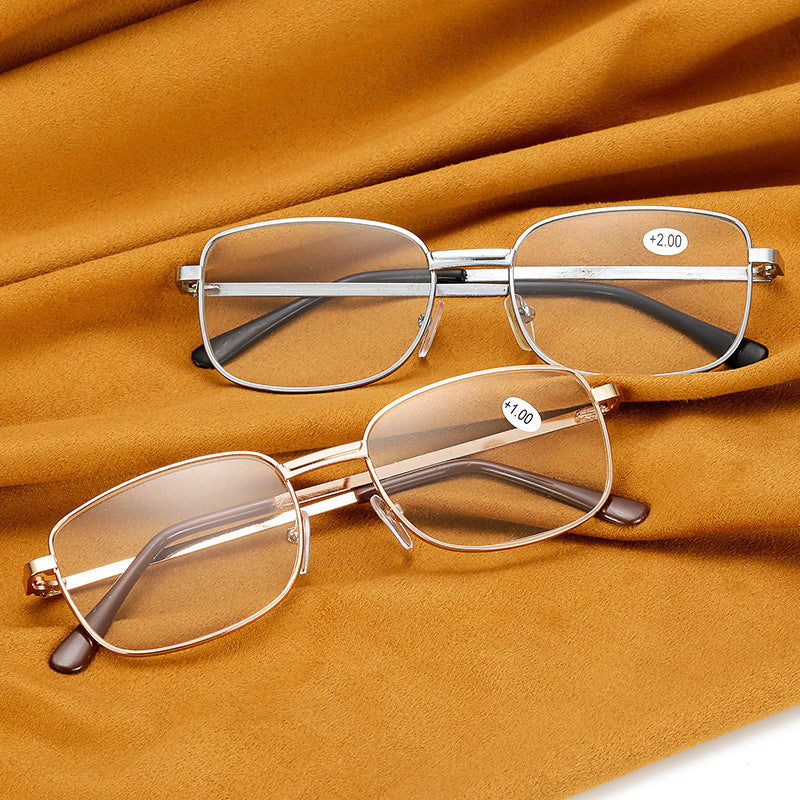 Fashion Resin Iron Foot Presbyopia Glasses