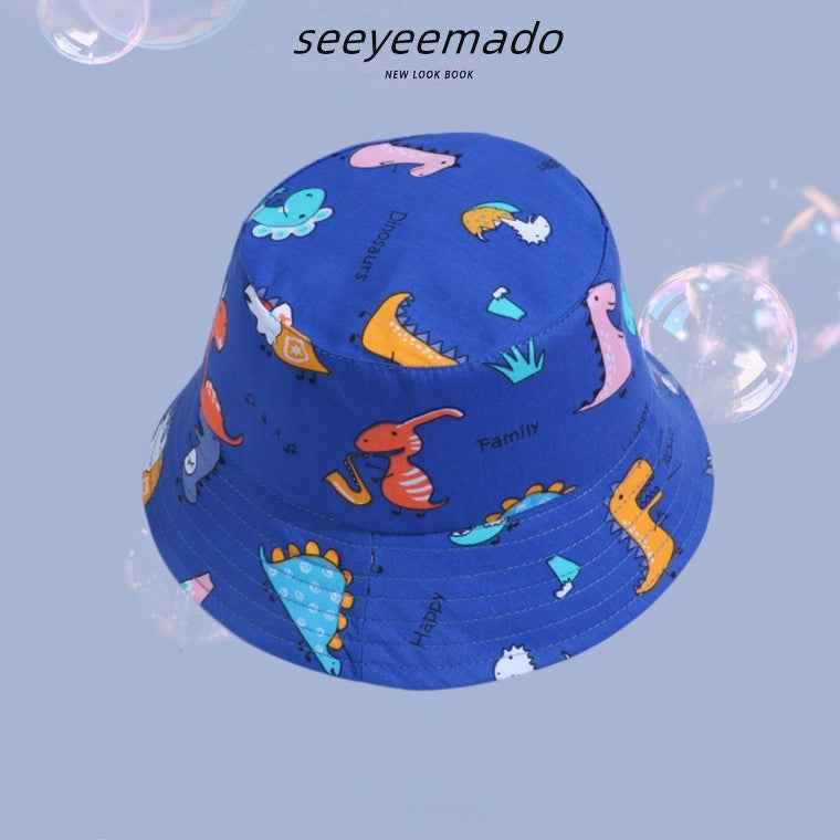 Male And Female Baby Adjustable Super Cute Sun-shade Fisherman Hat