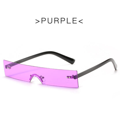 One-piece small frame sunglasses