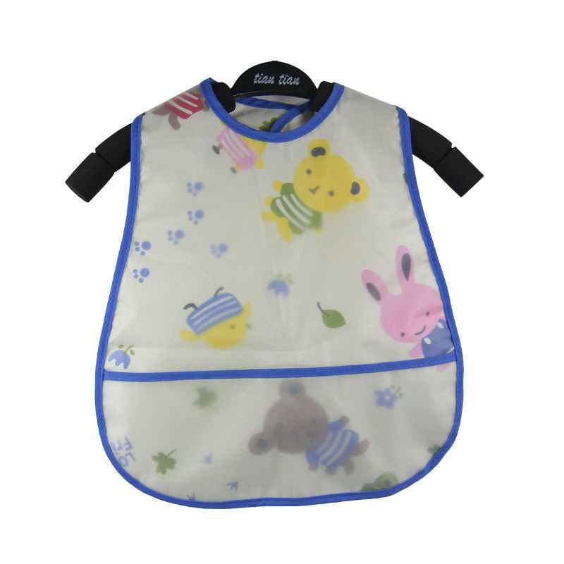 Baby eating bib girl baby waterproof children male painting apron - MIQ Store
