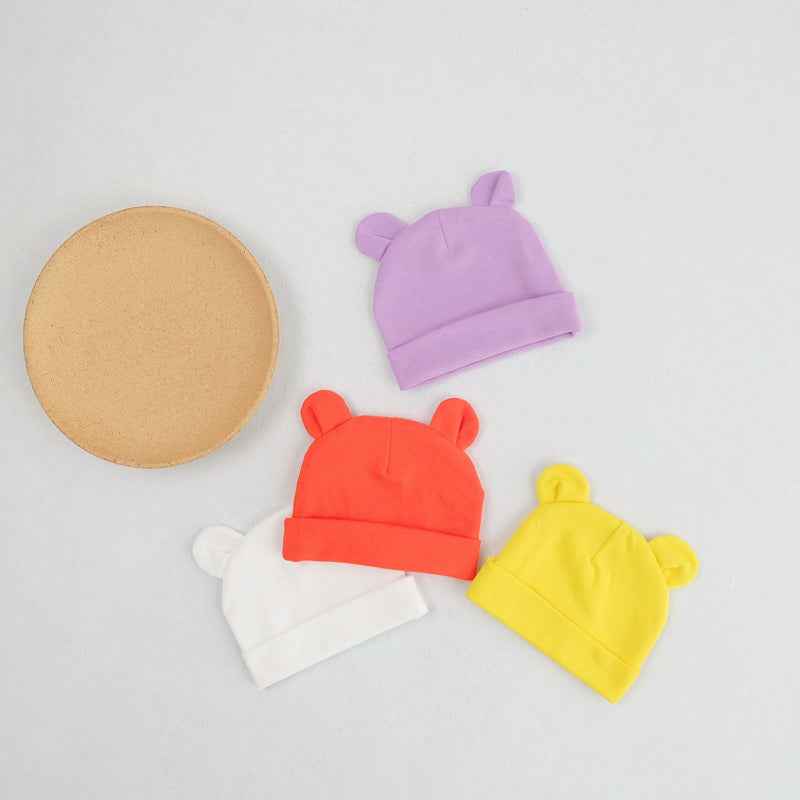 Newborn Male And Female Baby Cute Panda Ear Caps - MIQ Store