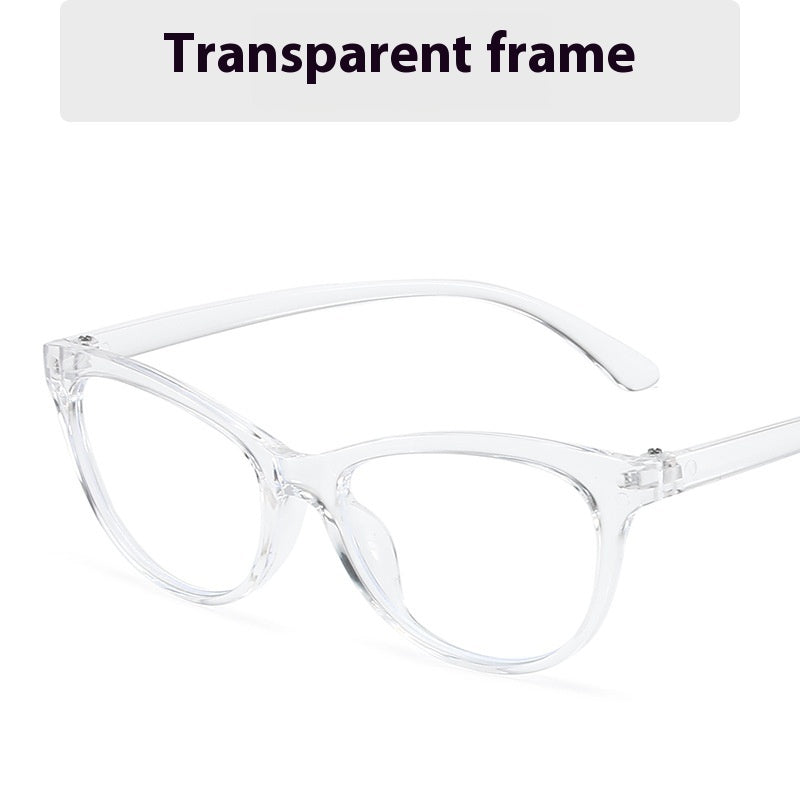 Cat's Eye Plain Glasses Summer Dopamine Decoration Anti-blue Light