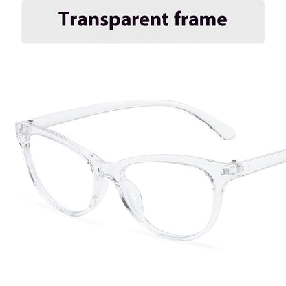 Cat's Eye Plain Glasses Summer Dopamine Decoration Anti-blue Light