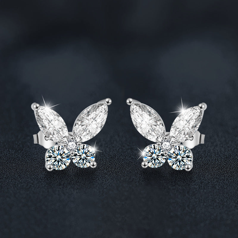 Stylish Simple And Versatile Women's Butterfly Studs