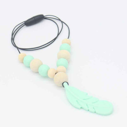 Baby Soothing Teether Protects Safety Baby Teether Necklace
