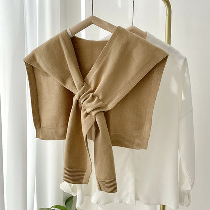 Fashion Shawl All-match Solid Color Scarf