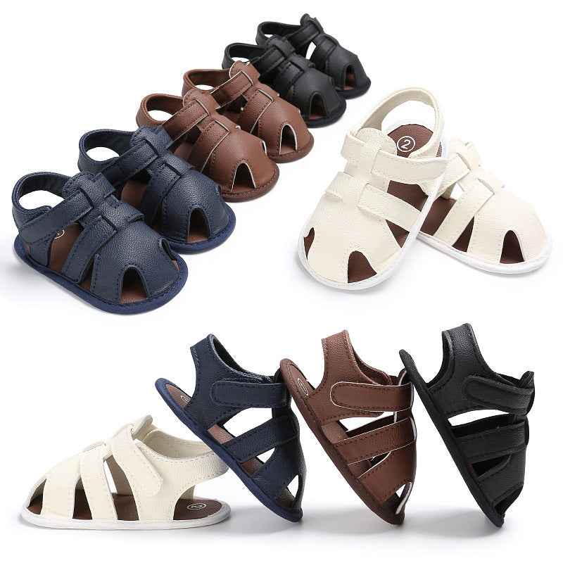 Male baby 0-1 years old foot sandals baby toddler shoes - MIQ Store