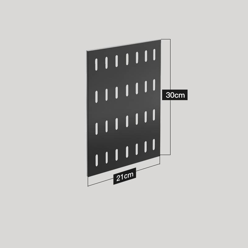 Stainless Steel Kitchen Wall Mounted Kitchen Storage Rack Hole Plate - MIQ Store