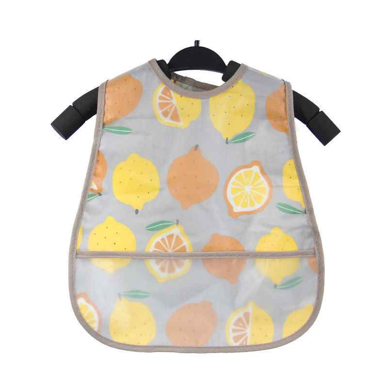Baby eating bib girl baby waterproof children male painting apron - MIQ Store