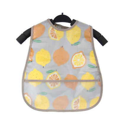 Baby eating bib girl baby waterproof children male painting apron - MIQ Store
