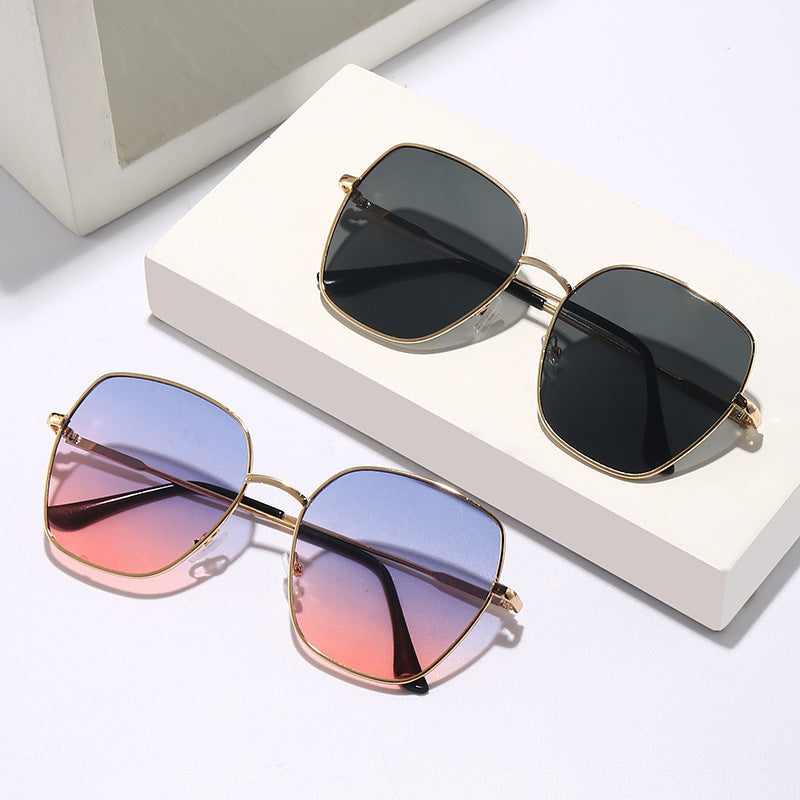 Gradual Full Frame Metal Anti Ultraviolet Sunglasses
