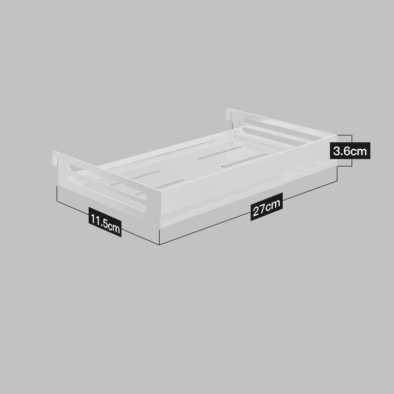 Stainless Steel Kitchen Wall Mounted Kitchen Storage Rack Hole Plate - MIQ Store