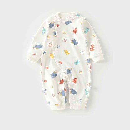 Autumn Thin Baby Pajamas And Baby Onesies