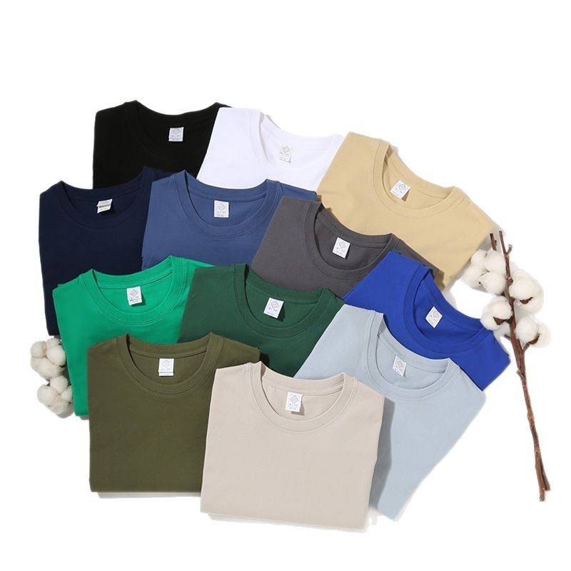 Versatile Cotton Casual Half Sleeve Round Neck T-shirt