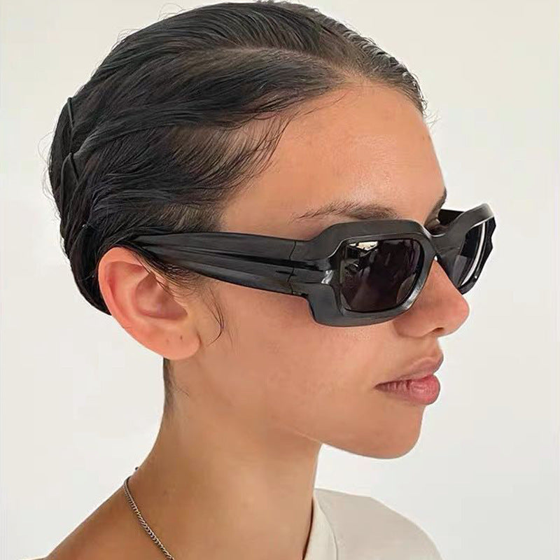 New Fashion Square Personality Candy Color Sunglasses