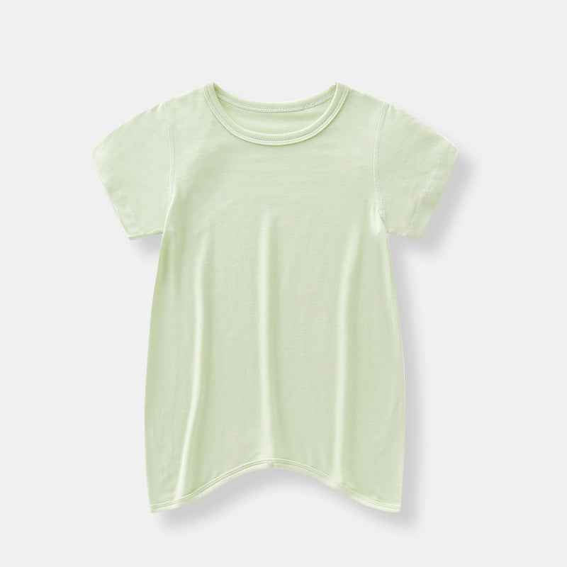 Baby Modal Pajamas Baby Short Sleeve Thin Bodysuit