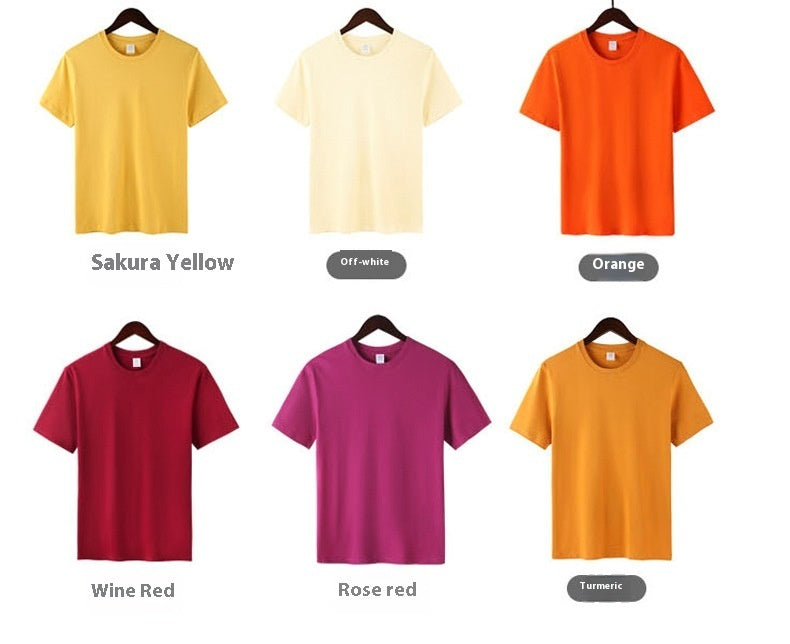 Versatile Cotton Casual Half Sleeve Round Neck T-shirt