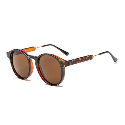 Round Frame Transparent Fashion Sunglasses