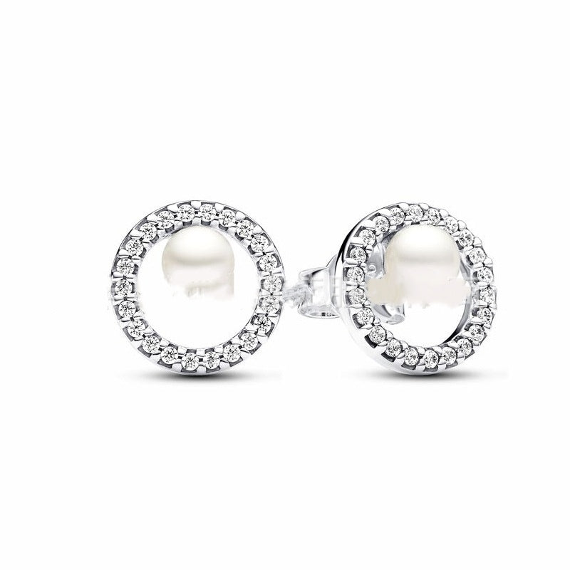S925 Sterling Silver New Style Pearl Series Earrings