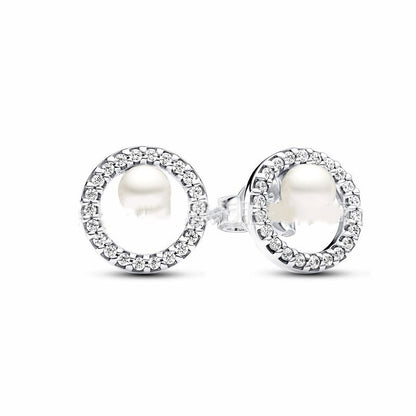 S925 Sterling Silver New Style Pearl Series Earrings