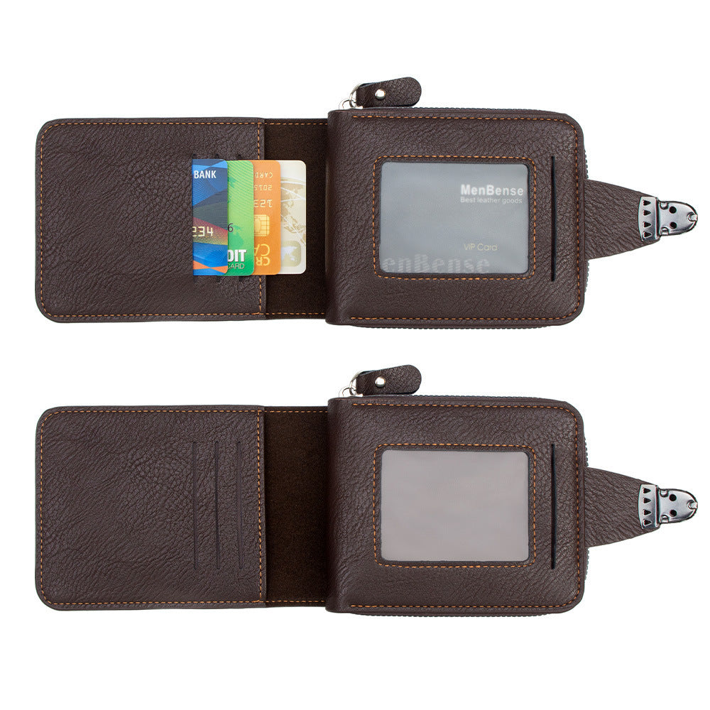 Multifunctional Multiple Card Slots Zipper Handheld Coin Purse