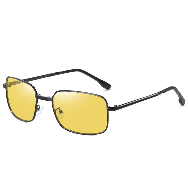 Hot Metal Folding Fashion High-grade Sunscreen Radiation-proof Sunglasses For Women