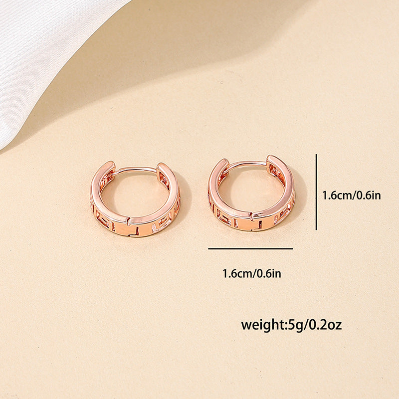 Summer Bowknot Small Cherry Versatile Daily Commute Female Earrings