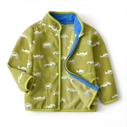 New Dinosaur Print Thin Male Baby Jacket - MIQ Store