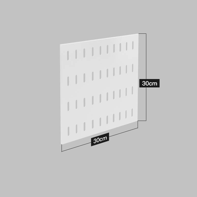 Stainless Steel Kitchen Wall Mounted Kitchen Storage Rack Hole Plate - MIQ Store