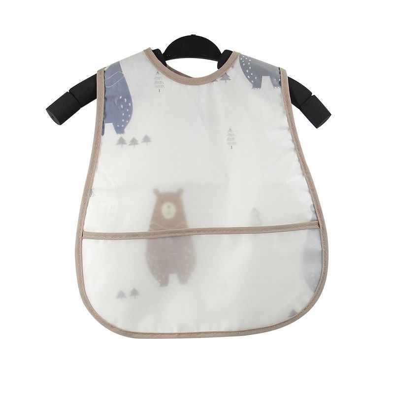 Baby eating bib girl baby waterproof children male painting apron - MIQ Store