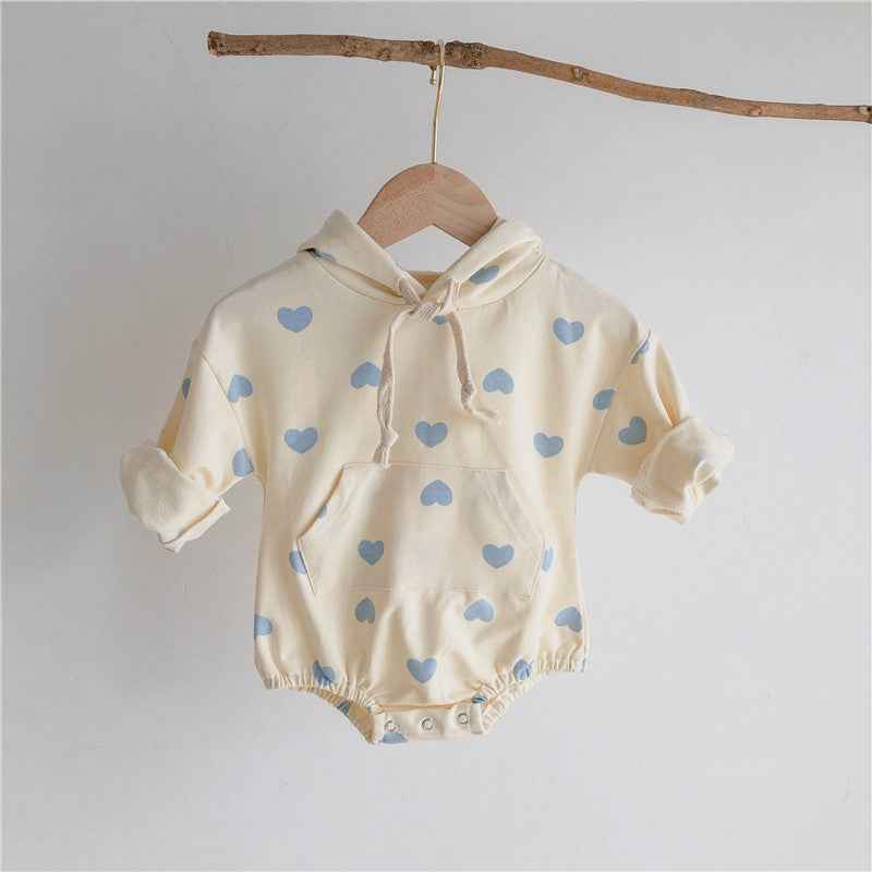 Love Bag Fart Romper Male And Female Baby Foreign Style Jumpsuit - MIQ Store