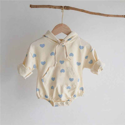 Love Bag Fart Romper Male And Female Baby Foreign Style Jumpsuit - MIQ Store