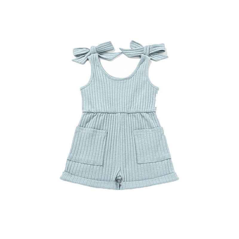 Baby Double-shoulder Strap One-piece Shorts 0-4 Years Old Male And Female Baby - MIQ Store