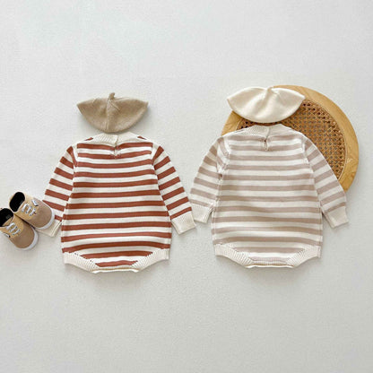 Newborn Male And Female Baby Autumn And Winter Rompers - MIQ Store