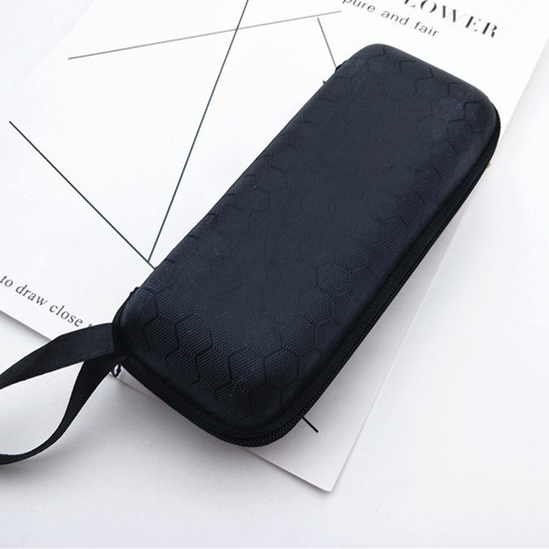 Color Lens Cloth Sunglasses Anti-pressure Zipper Glasses Case