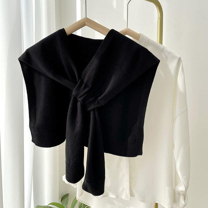 Fashion Shawl All-match Solid Color Scarf