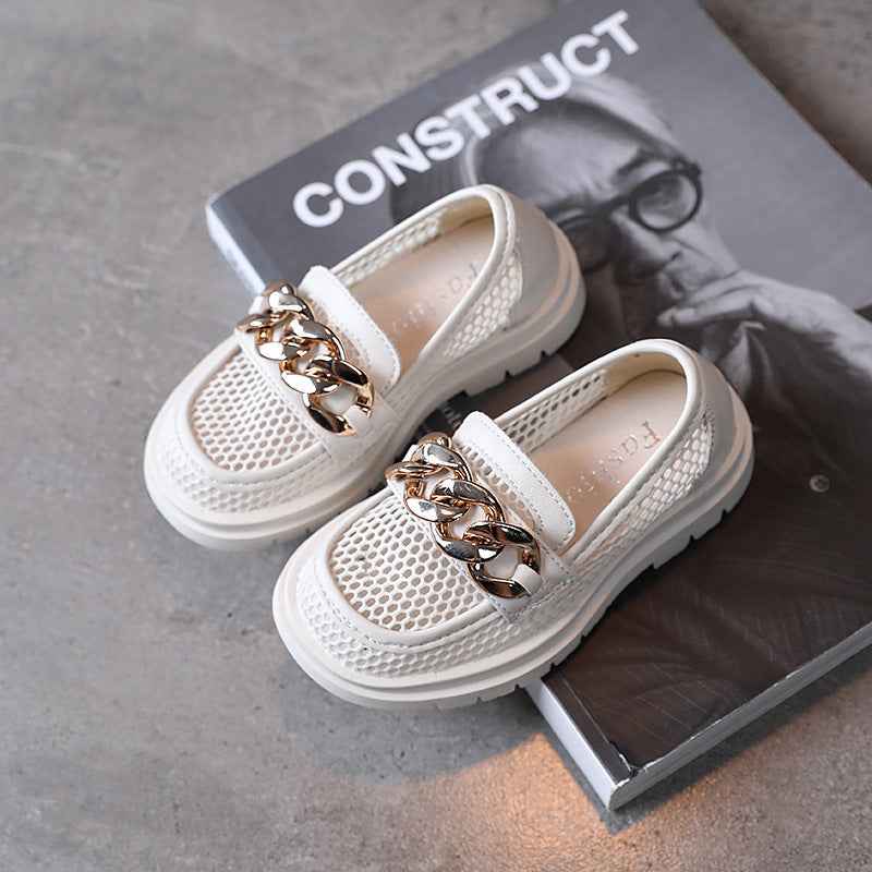 Hollow Breathable Casual Shoes Male Baby Show Shoes In Big Kids - MIQ Store