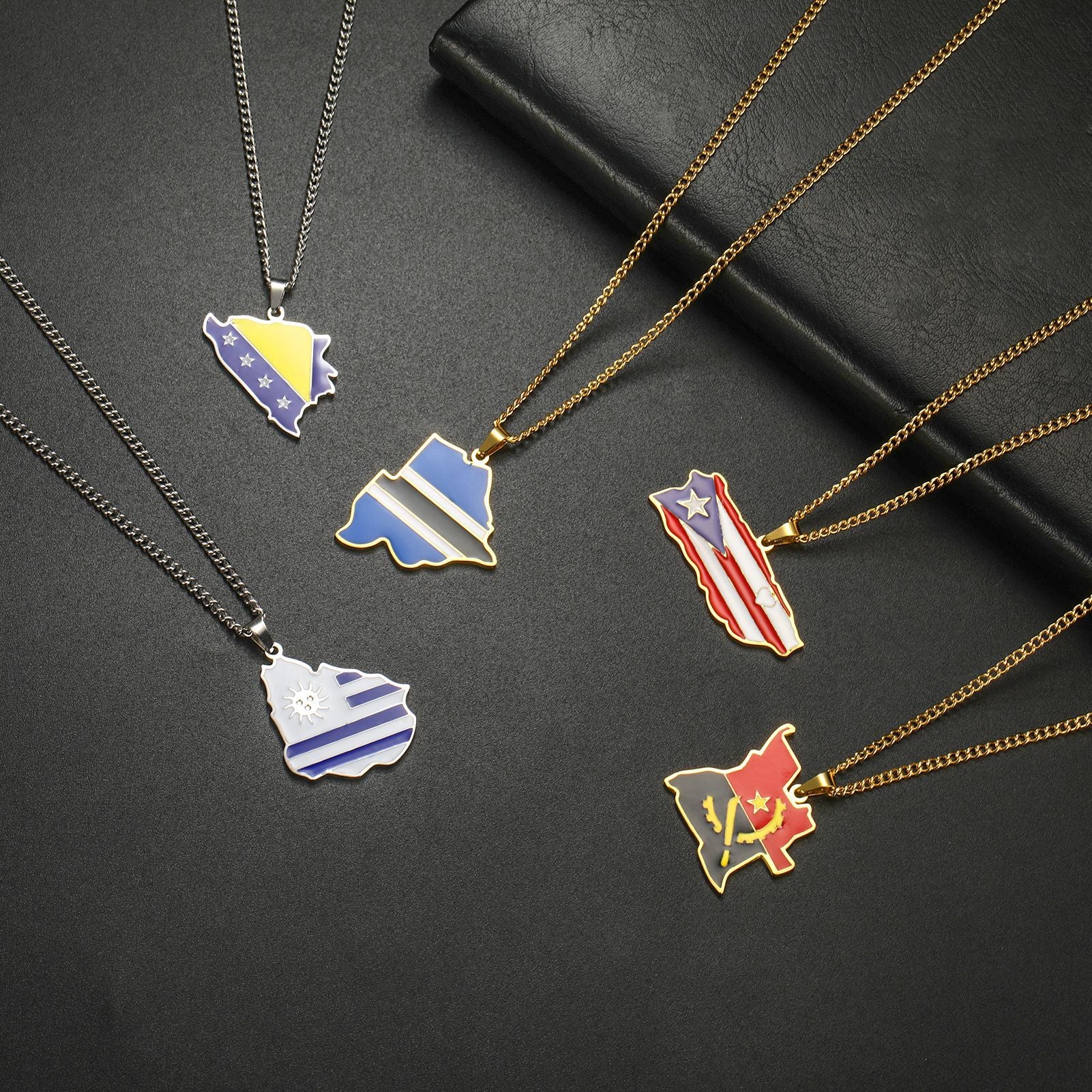 Women's Creative All-match Map Pendant Necklace
