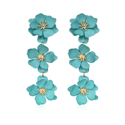 European And American All-matching Fashion Long Bohemian Temperament Earrings