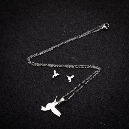 Cute Little Animal Stainless Steel Jewelry Set