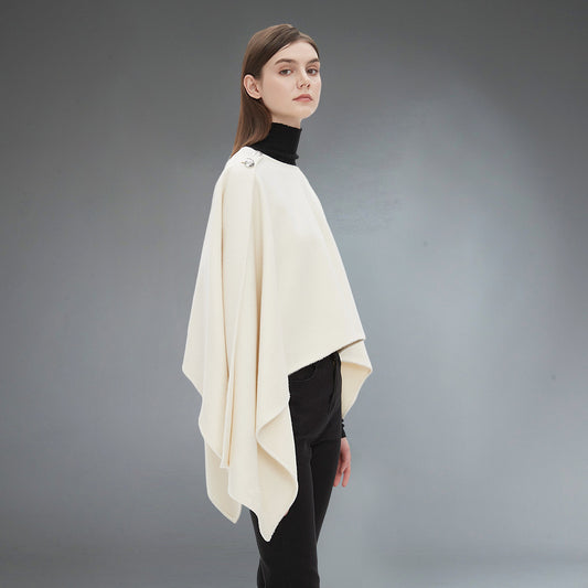 New Spring, Autumn And Winter Button Shawl