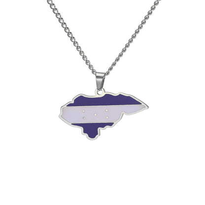Women's Creative All-match Map Pendant Necklace