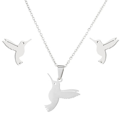 Cute Little Animal Stainless Steel Jewelry Set