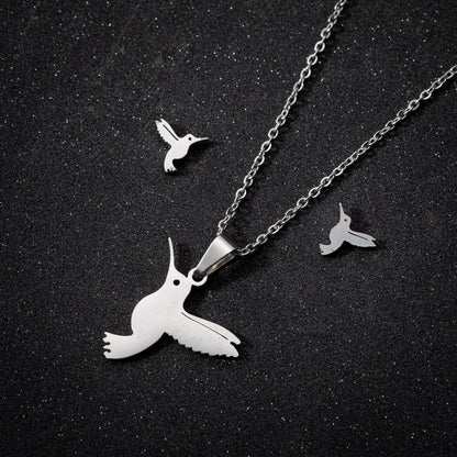Cute Little Animal Stainless Steel Jewelry Set