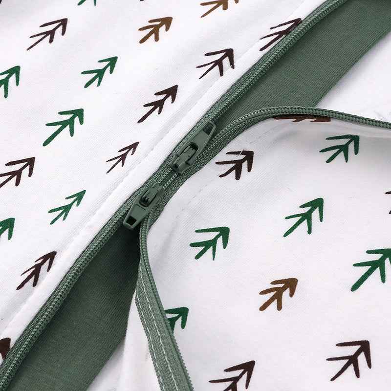 Spring And Autumn Long Sleeve Cotton Baby Jumpsuit Male And Female Baby Home Romper - MIQ Store