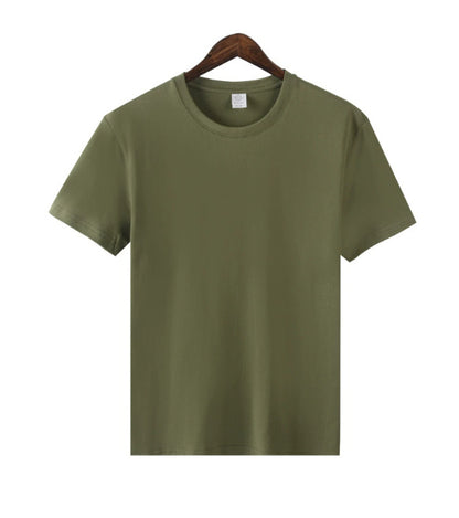 Versatile Cotton Casual Half Sleeve Round Neck T-shirt