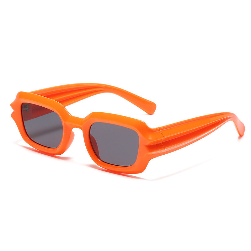 New Fashion Square Personality Candy Color Sunglasses